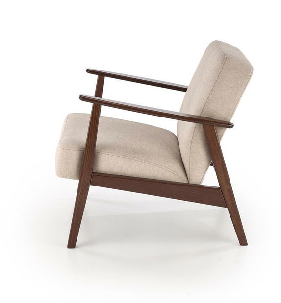 Fotel Milian 1 (bézs + dió)