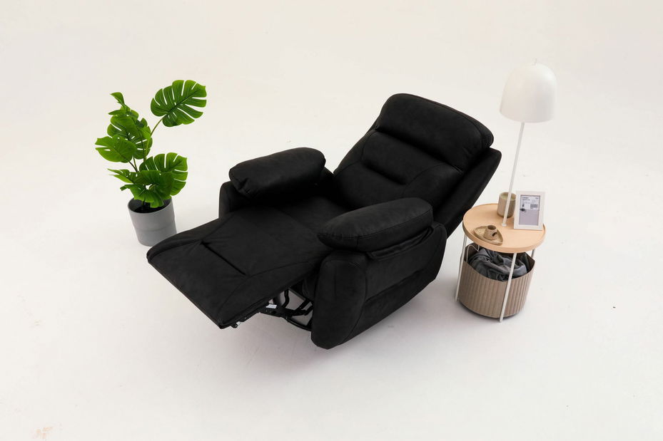 Polohovateľné kreslo Comforto E (čierna)