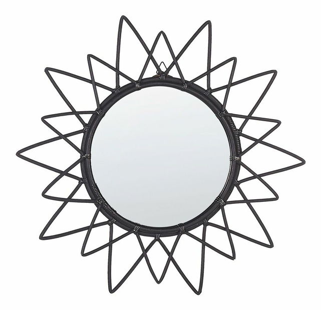 Nástenné zrkadlo Alfonso (čierna)