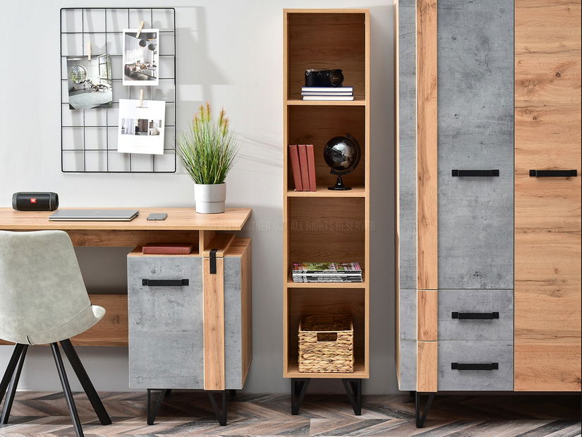 Set za dnevni boravak Subrayado 01 (hrast + crna)