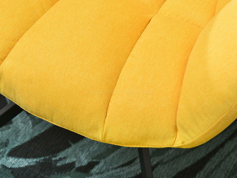 Kreslo Kikino X (žltá + čierna)