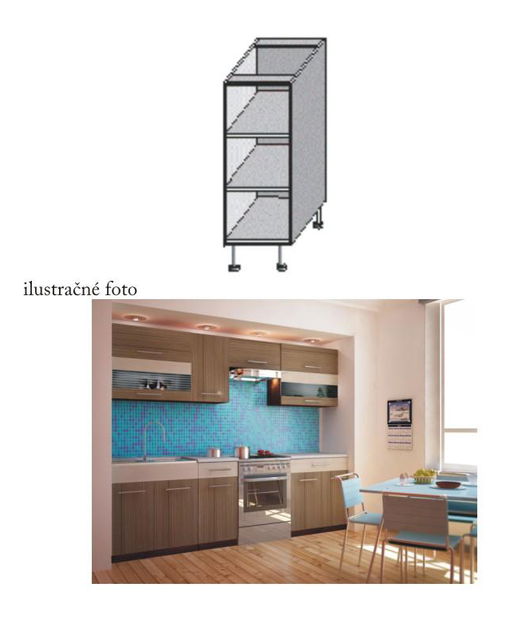 Alsó konyhaszekrény DO-20 Igo