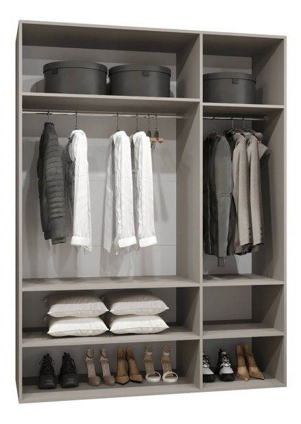 Dulap de haine 150 cm Alice 2 (alb + Cașmir)