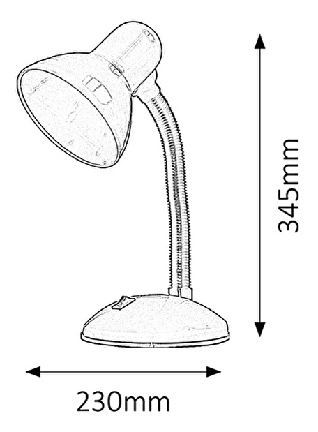 Stolová lampa Dylan 4169 (čierna)