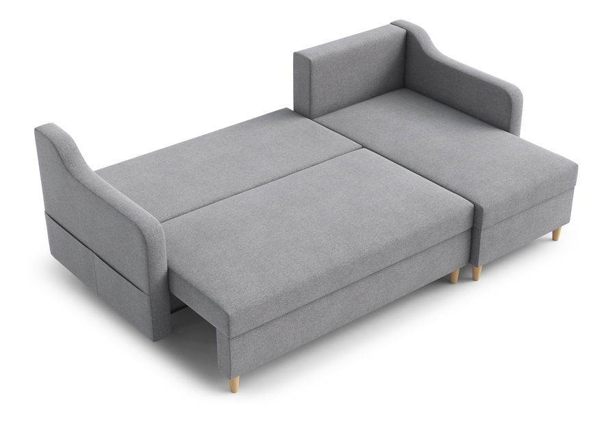 Colțar Lou (D) (gri negru)