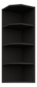 Horný kuchynský regál Carminia 30 G-90 ZAK (čierna)