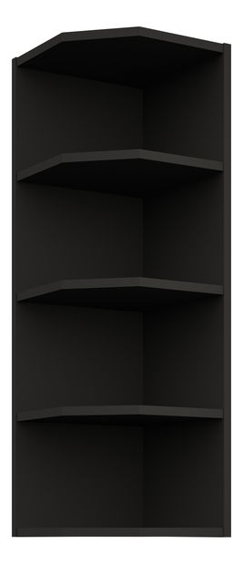 Horný kuchynský regál Carminia 30 G-90 ZAK (čierna)