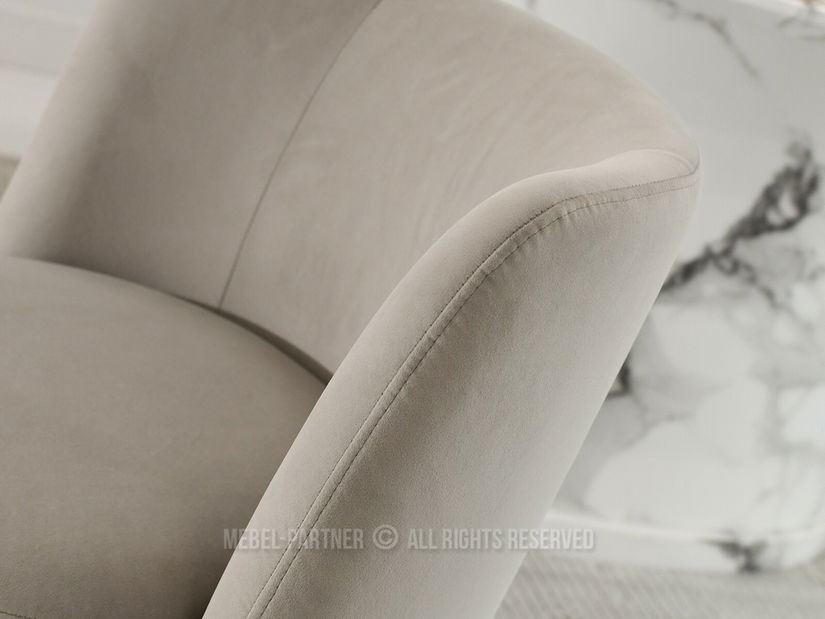 Scaun Charliez (bej + auriu)