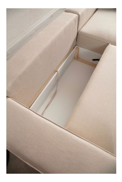 Colțar Pirlofenzza (cu sp. depozitare) (D) (ecru)