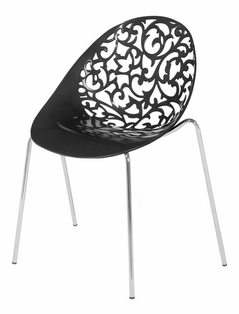 Set mese de sufragerie 4buc. Mumbwa (negru)