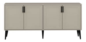 Comodă Primisioso (nisipiu + negru)