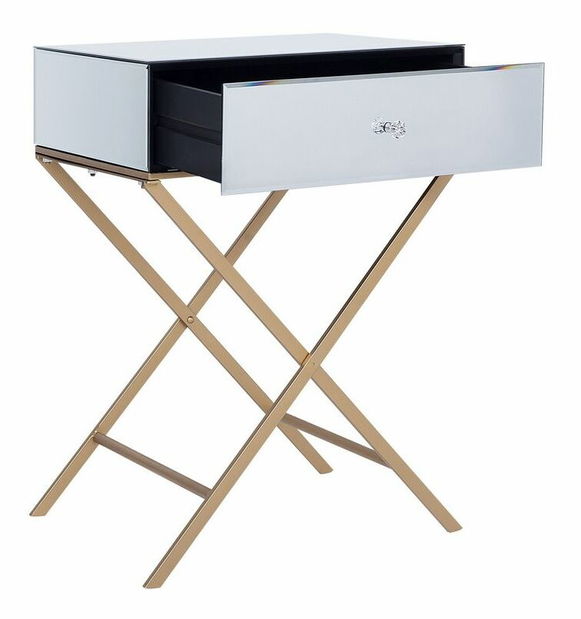 Stolík Virar (strieborná)