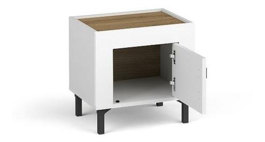 Noptieră Mossana MO11 (alb)