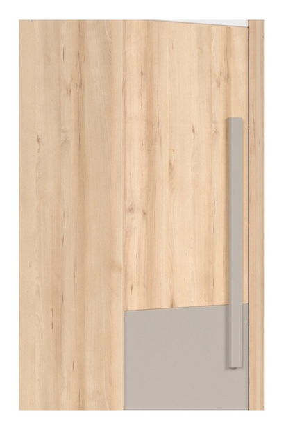 Rohová šatníková skriňa BRW Namek SZFN1D