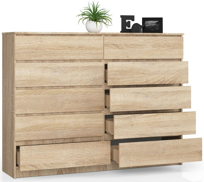 Comodă Kurtinaitis 10SZ (stejar sonoma)