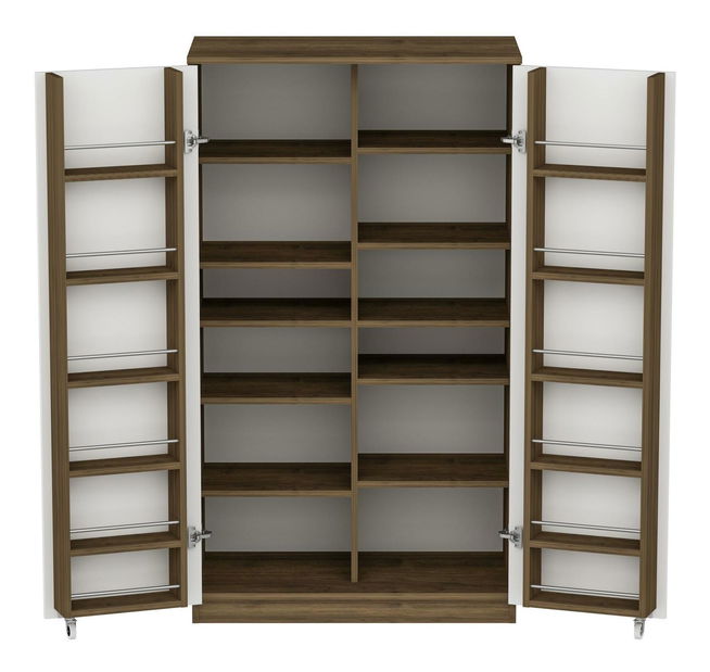 Potravinová kuchynská skrinka Passek (orech biely)