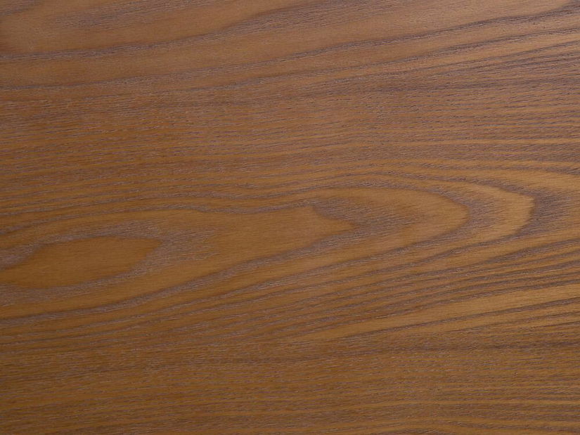 Bračni krevet 160 cm ISTA (s podnicom) (tamno drvo)