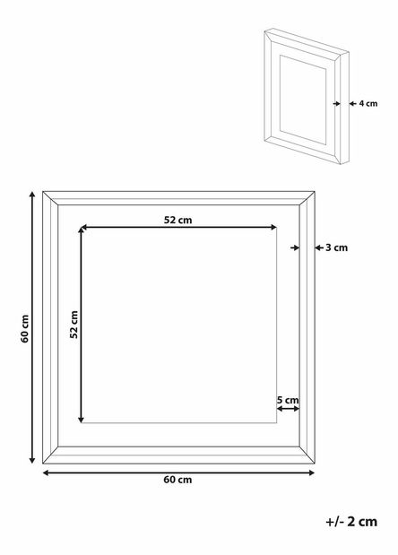 Tablou 60x60 cm TAGOBO