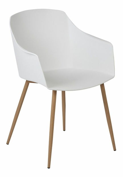 Set 2 ks jedálenských stoličiek Fonza (biela)