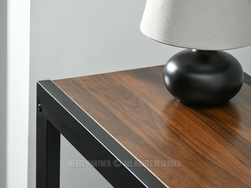 Konzolni stolić Ines (orah + crna)