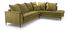 Rohová sedačka Lunara (tmavožltá) (P)
