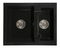 Kuchynský drez Yagma (čierna) (bez otvoru pre batériu) (L)