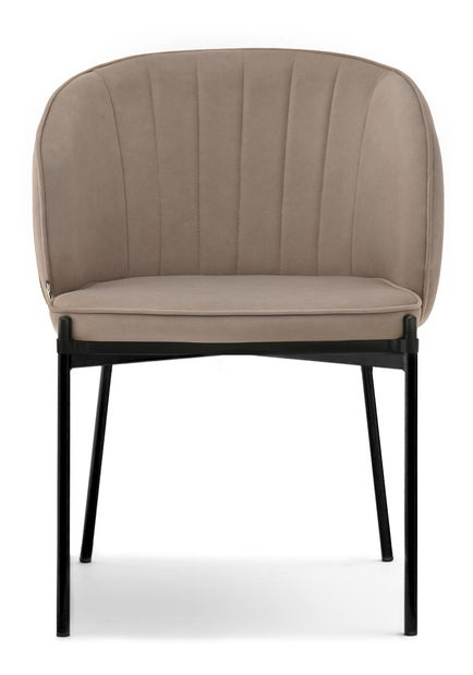 Jedálenská stolička Finalizaba (béžová + čierna)