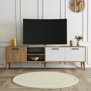 TV stolík/skrinka Essex 1 (Dub + Biela)