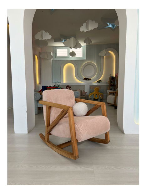 Hojdacie kreslo Nena (ružová)