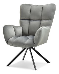 Kreslo Kikino X (tmavosivá + čierna)