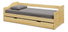 Jednostruki krevet 90x200 cm Lusid (prirodna)