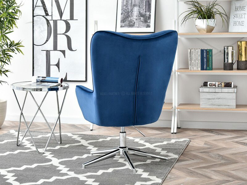 Kreslo Truni (námornícka + chrómová)