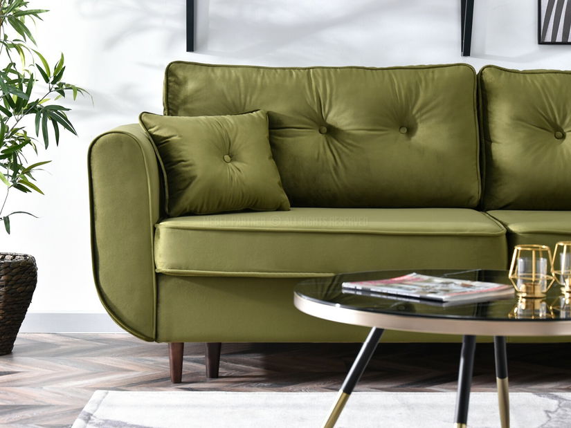 Canapea două locuri Bacteria (verde + negru)