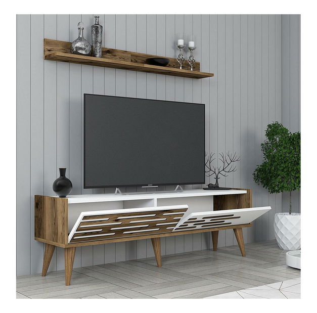 Set za dnevni boravak Valencia (orah + bijela)