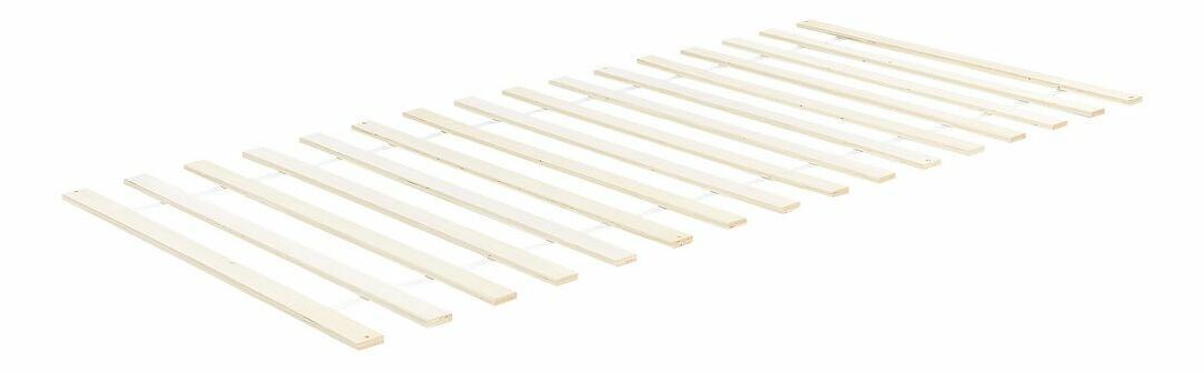 Jednolôžková posteľ 90 cm GERNE (s roštom) (biela)