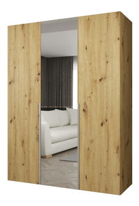 Dulap de haine 150 cm Alice 2 (Stejar artisan + Cașmir)