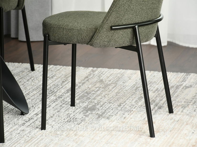 Scaun Ella (verde + negru)