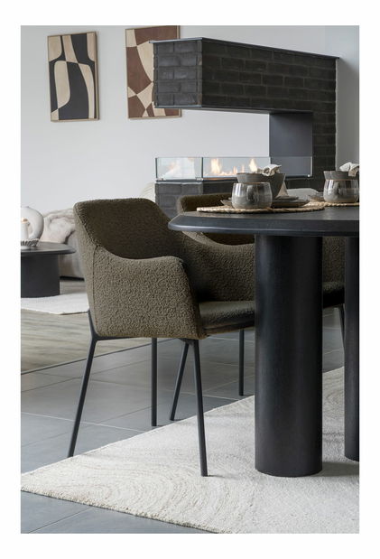 Jedálenská stolička Miateria (hnedá)