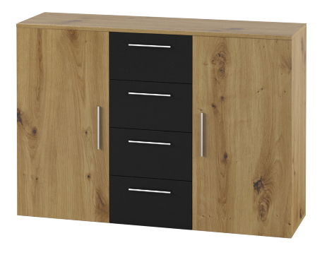 Komód Verwood Typ 26 (artrisan tölgy + tölgy fekete)