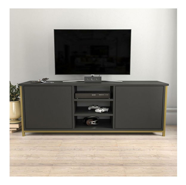 TV stolić Otosello (zlatna + antracit)