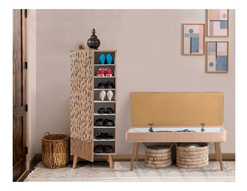 Előszoba bútor Beside 31 (szonoma tölgy + kő) 