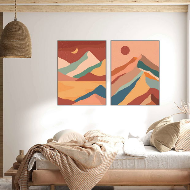 Obraz Madaf 5 (viacfarebné) (2 kusy)