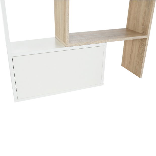 Regál Unwest (biela + dub sonoma) *výpredaj