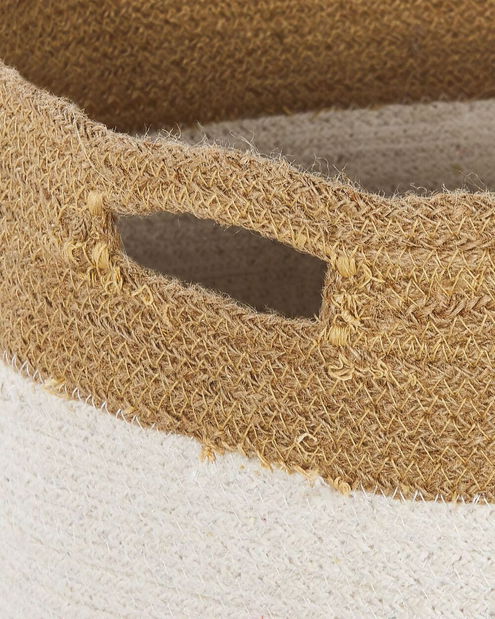 Set 2 ks košíkov Karza (biela)