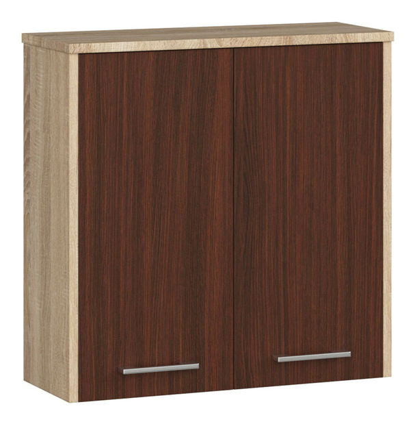 Závesná kúpelňová skrinka Farid TYP5 (dub sonoma + wenge)
