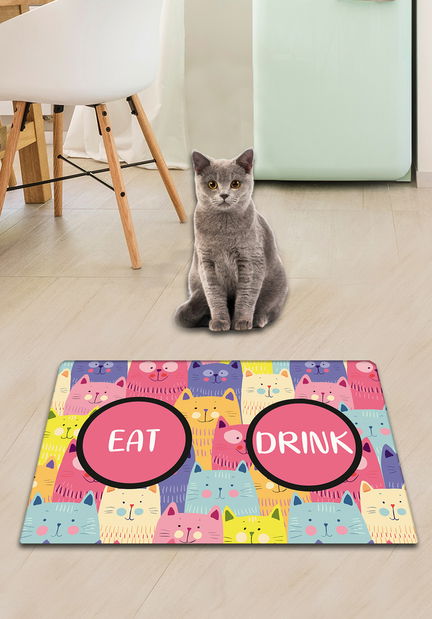 Podložka pod misky Cats 2 (viacfarebné)