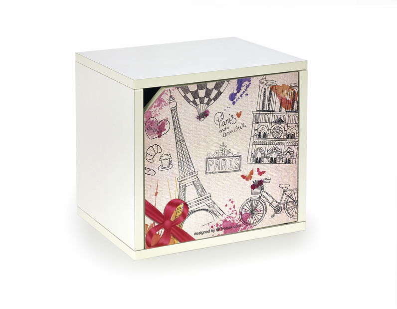 Skrinka Aero Paris (vzor paríž)