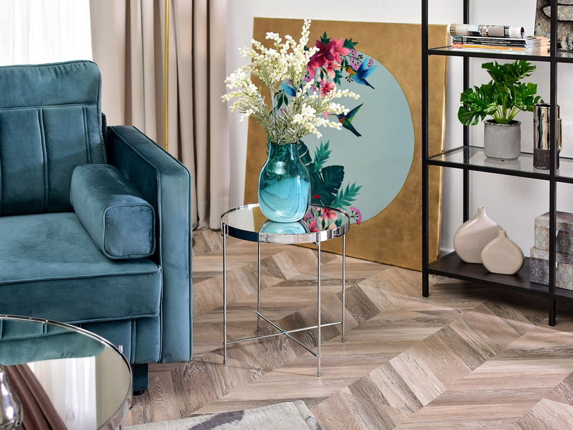 Dohányzóasztal Ibbia S (króm)