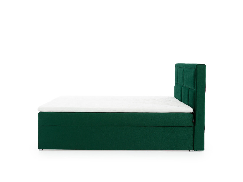 Franciaágy Boxspring 180 cm Menera (zöld)