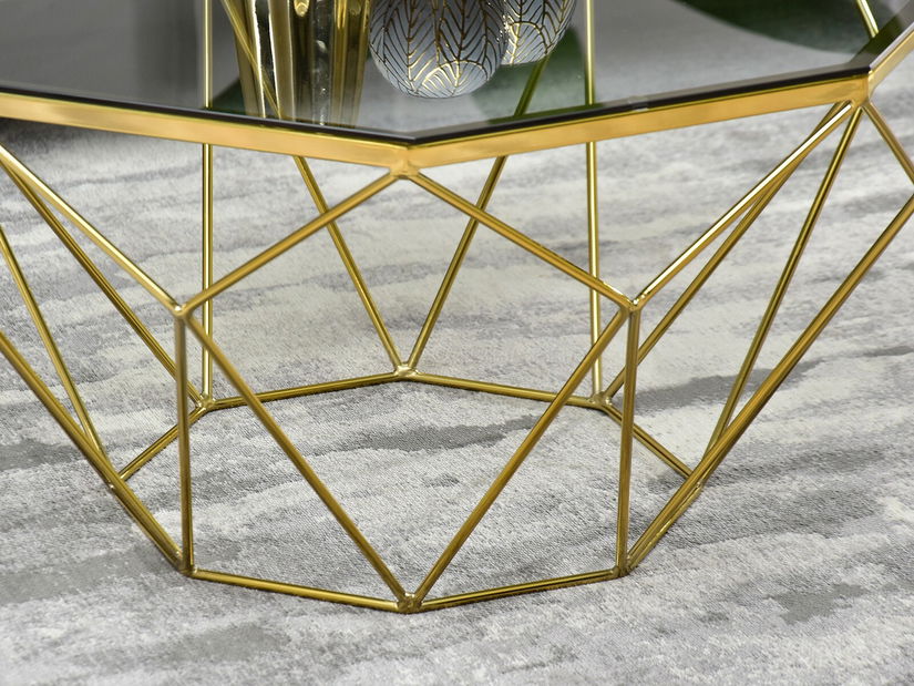 Stolić za kavu Maltez (zlatna)